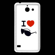 Coque Huawei Y550 I love Lunette Fun 2