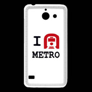 Coque Huawei Y550 I love Metro