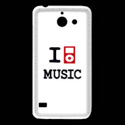 Coque Huawei Y550 I love Music