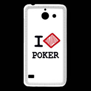 Coque Huawei Y550 I love Poker Diamond