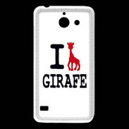 Coque Huawei Y550 I love Girafe