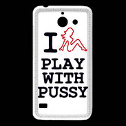 Coque Huawei Y550 I love Play Pussy