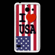 Coque Huawei Y550 I love USA 3