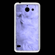 Coque Huawei Y550 Effet de plumes bleues PR