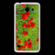 Coque Huawei Y550 DP champs de coquelicots