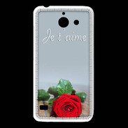 Coque Huawei Y550 Belle rose PR