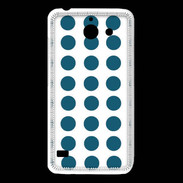 Coque Huawei Y550 pois bleu foncé