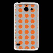Coque Huawei Y550 pois gris & orange