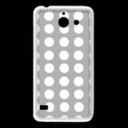 Coque Huawei Y550 pois gris & blanc