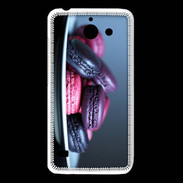 Coque Huawei Y550 Macaron mauve PR 10