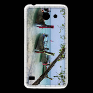 Coque Huawei Y550 DP Barge en bord de plage 2