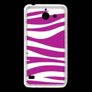 Coque Huawei Y550 zèbre rose & blanc
