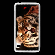 Coque Huawei Y550 Portrait de tigre PB 5