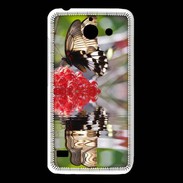 Coque Huawei Y550 DP Papillon mirroir
