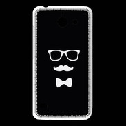 Coque Huawei Y550 moustache & noeud 1