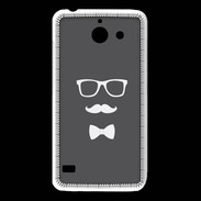 Coque Huawei Y550 moustache & noeud 2
