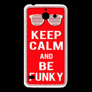 Coque Huawei Y550 Keep Calm Funky Rouge