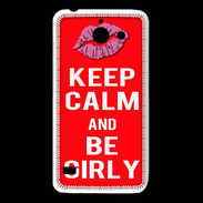 Coque Huawei Y550 Keep calm Girly Rouge