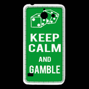 Coque Huawei Y550 Keep Calm Gamble Vert