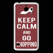 Coque Huawei Y550 Keep Calm Go Shopping Brique