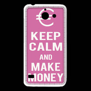 Coque Huawei Y550 Keep Calm Make money Rose