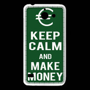 Coque Huawei Y550 Keep Calm Make money Vert