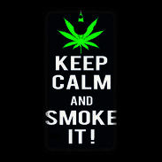 Coque Huawei Y550 Keep Calm Smoke Noir