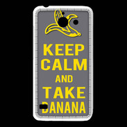 Coque Huawei Y550 Keep Calm Take Banana Gris