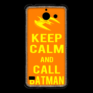 Coque Huawei Y550 Keep Calm Call Batman Orange