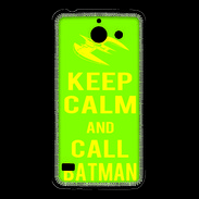 Coque Huawei Y550 Keep Calm Call Batman Vert pomme