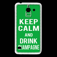 Coque Huawei Y550 Keep Calm Drink champagne Vert