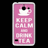 Coque Huawei Y550 Keep Calm Drink Tea Rose