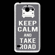 Coque Huawei Y550 Keep Calm Take Road Gris