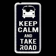Coque Huawei Y550 Keep Calm Take Road Noir
