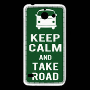 Coque Huawei Y550 Keep Calm Take road Vert