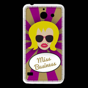 Coque Huawei Y550 Miss business Blonde