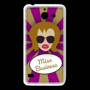 Coque Huawei Y550 Miss business Rousse
