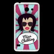 Coque Huawei Y550 Miss Clubbing Brune