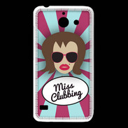 Coque Huawei Y550 Miss Clubbing Chatain