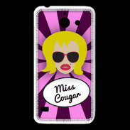Coque Huawei Y550 Miss Cougar Blonde
