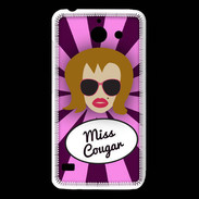 Coque Huawei Y550 Miss Cougar Rousse