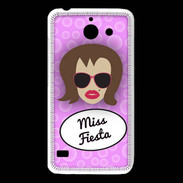 Coque Huawei Y550 Miss Fiesta Chatain