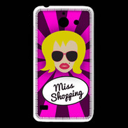 Coque Huawei Y550 Miss Shopping Blonde