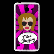 Coque Huawei Y550 Miss Shopping Rousse