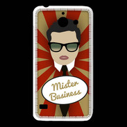 Coque Huawei Y550 Mister Business Brun