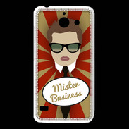 Coque Huawei Y550 Mister Business Chatain