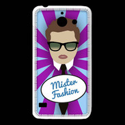 Coque Huawei Y550 Mister Fashion Chatain