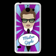 Coque Huawei Y550 Mister Gigolo Chatain