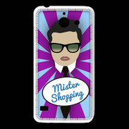 Coque Huawei Y550 Mister Shopping Brun