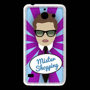 Coque Huawei Y550 Mister Shopping Chatain